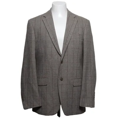 Kavaj (Beige, Brun) från Odermark Polyester, Viskos, Ull