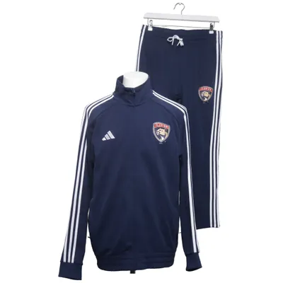 Träningsställ (Blå, Vit) från Adidas Bomull, Återvunnen polyester