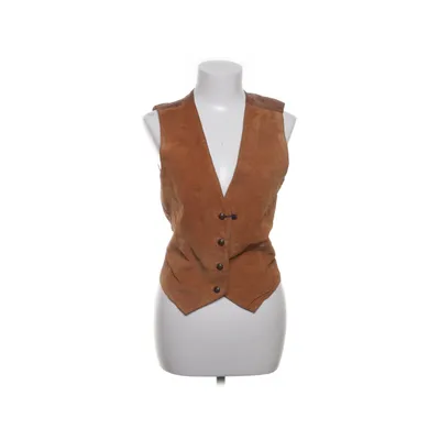 Läderväst (Brun) från Easy Wear Polyamid, Skinn