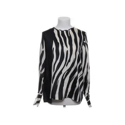Bluse (Sort, Hvid) fra Mango Suit Polyester