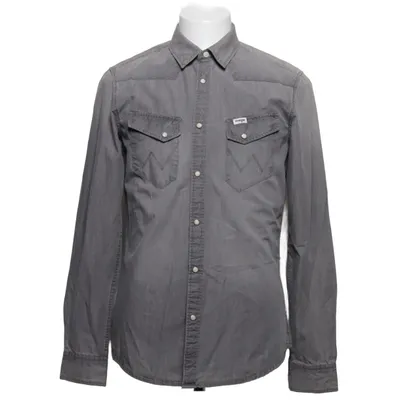 Denim shirt (Gray) from Wrangler Cotton
