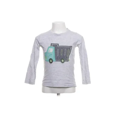 Långärmad t-shirt (Grå, Flerfärgad) från Pusblu Bomull, Viskos