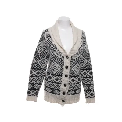 Kofta (Vit, Svart) från Jackpot Akryl, Merinoull, Nylon