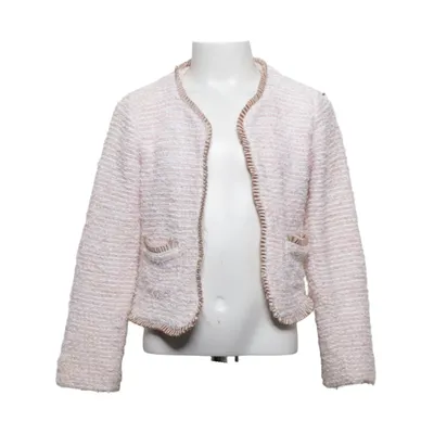 Blazer (Blanc, Rose) de Zara Kids Acrylique, Coton, Polyester