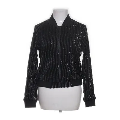 Bomberjack (Zwart, Zilver) van Exclusive Collection Gina Tricot Metallvezel, Polyamide