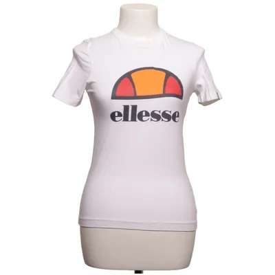T-shirt (Wit, Meerkleurig) van Ellesse Katoen, Elastaan