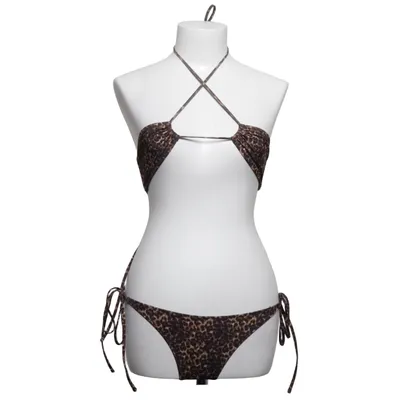 Bikini (Brun, Svart) från The Slow Label Elastan, Återvunnen polyester