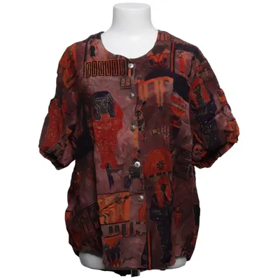 Blus (Röd, Orange, Flerfärgad) från Rabitex Viskos