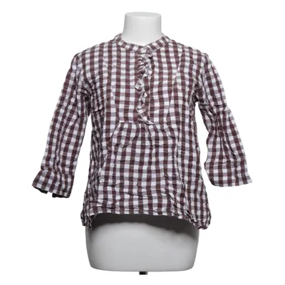 Blouse (Brown, White) from Juna Cotton