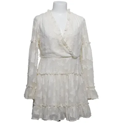 Jurk (Wit) van Boohoo Petite Katoen, Polyester
