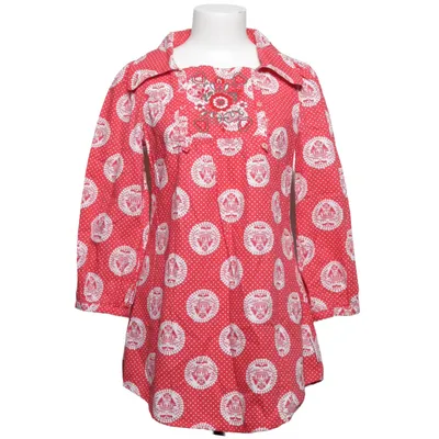 Blouse (Red, White) from Blutsgeschwister Cotton
