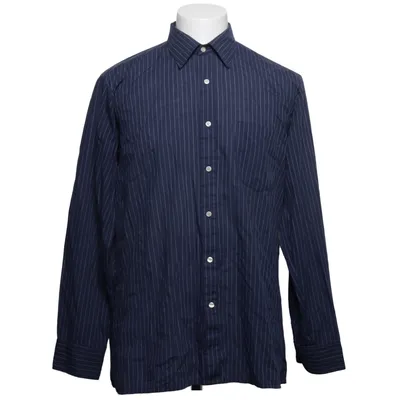 Buttondown-skjorta (Blå, Vit) från Burton Bomull, Polyester