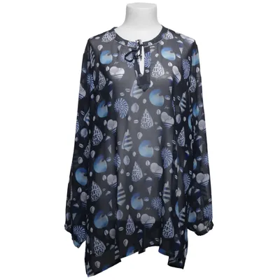 Blouse (Blue, White, Multicolored) from Fuego Woman Polyester