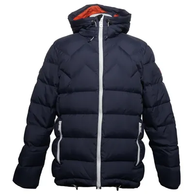 Down jacket (Blue, Orange) from Mountain Works Down, Feather, Polyamide