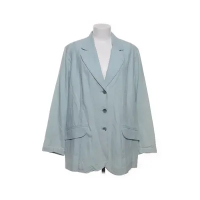 Blazer (Blauw) van Almia Katoen, Linnen, Tencel
