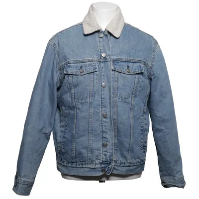 Lined denim jacket (Blue) from L.O.G.G by H&M Cotton, Polyester