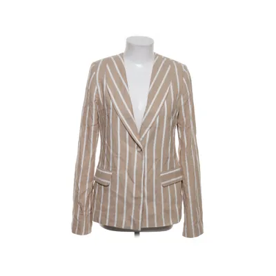 Kavaj (Beige, Vit) från Nicci Hernestig x NA-KD Bomull, Polyester
