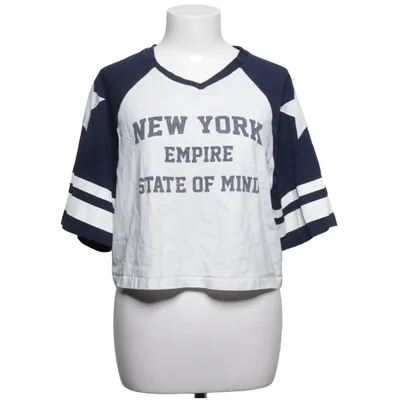 Baseballtröja (Blå, Vit) från FB Sister Bomull