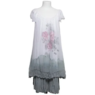 Strandkjole (Hvid, Grøn, Pink) fra Made in italy Elastan, Silke, Viscose