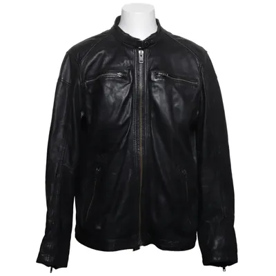 Leren jack (Zwart) van Rockandblue Leer, Polyester