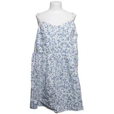 Kjole (Hvid, Blå) fra H&M Bomuld