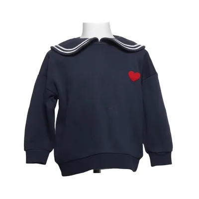 Sweatshirt (Blå, Rød) fra Konges Sløjd Økologisk bomuld, Genanvendt polyester