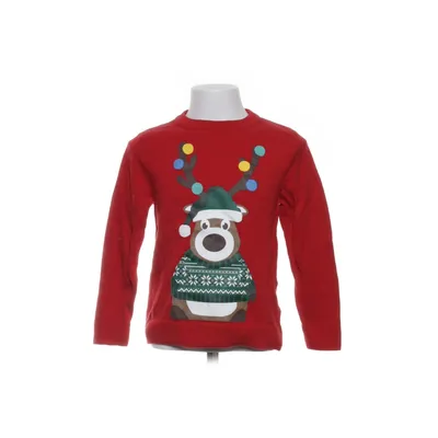 Pull de Noël (Rouge, Multicolore) de H&M Kids Coton