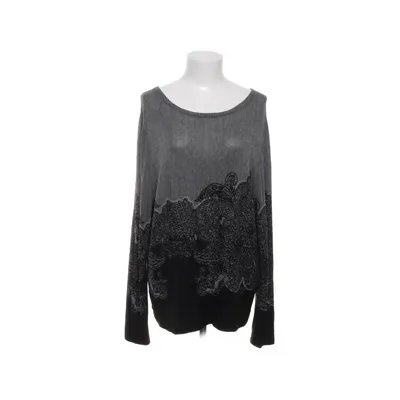 Long sleeve T-shirt (Gray, Black) from Rodebjer Elastane, Viscose