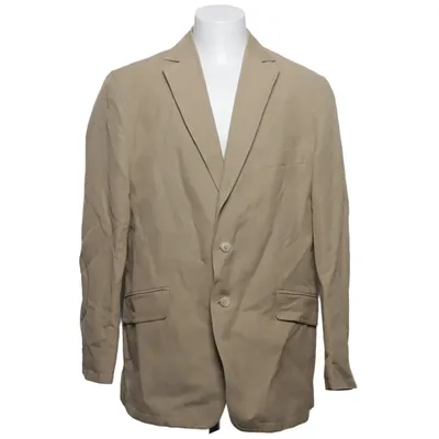 Blazer (Beige) van Obvious Katoen, Linnen, Polyester