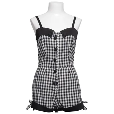 Jumpsuit (Zwart, Wit) van Living Dead Souls Katoen