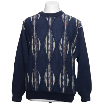 Sweater (Blue, Multicolored) from Commander Acrylic, Cotton, Linen
