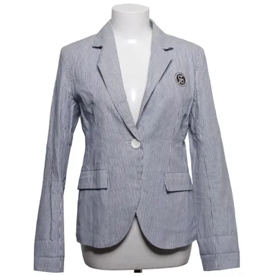 Blazer (White, Blue) from Classified Cotton