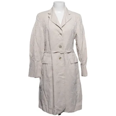 Manteau (Beige) de Ritva Falla Coton, Lin, Viscose