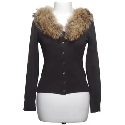 Cardigan (Brown) from Xandres Angora, Elastane, Polyamide, Viscose