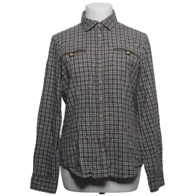 Flannel shirt (Brown) from Os Trachten Cotton