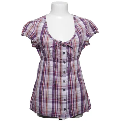 Blouse (Purple, White, Red) from EDC by ESPRIT Cotton