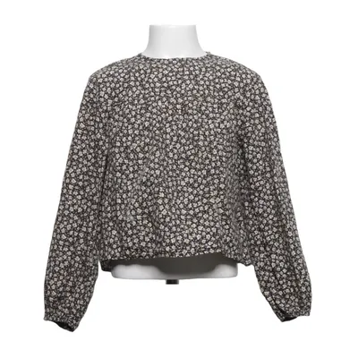 Blouse (Noir, Beige) de Mango Coton