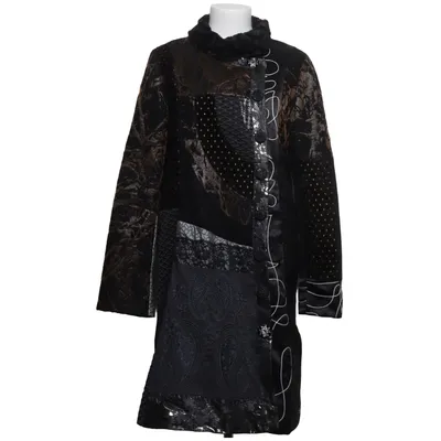 Frakke (Sort, Flerfarvet) fra Desigual Bomuld, Polyester, Viscose, Uld