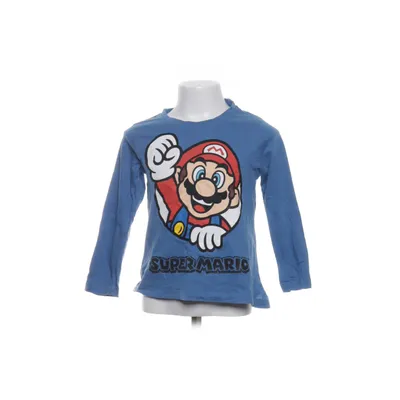 Langærmet t-shirt (Blå, Rød, Gul) fra Super Mario Bomuld