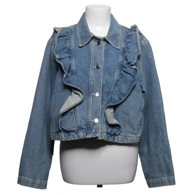 Denimjakke (Blå) fra Divided by H&M Bomuld, Polyester