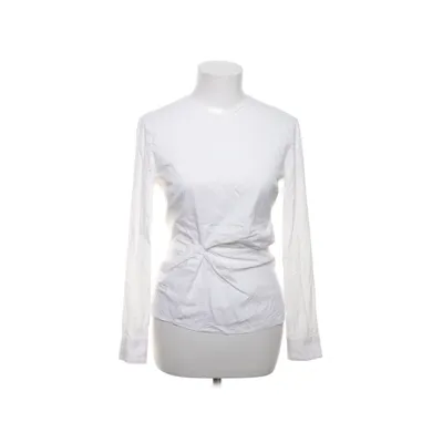 Blouse (Wit) van Zara Woman Katoen, Elastaan, Polyamide