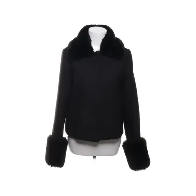 Jakke (Sort) fra Meotine Kunstpels, Polyester, Viscose