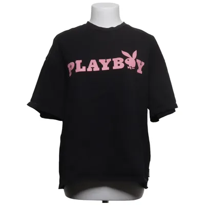 T-shirt (Zwart) van Playboy x Missguided