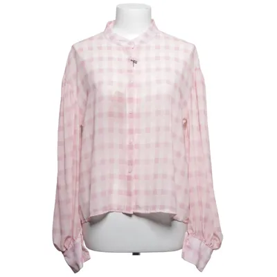 Blouse (Pink, White) from Garconne Elastane, Polyester