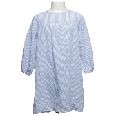 Jurk (Blauw, Wit) van Madicken Katoen