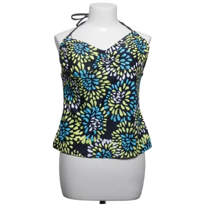 Haltertop (Zwart, Blauw, Geel)