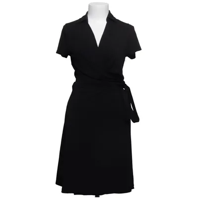 Wrap dress (Black) from Mango Suit Elastane, Polyester