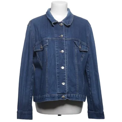 Veste en jean (Bleu) de Kello Coton, Élasthane, Polyamide
