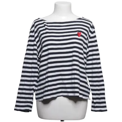 Long sleeve T-shirt (Blue, White) from Women Essentials by Tchibo Organic cotton