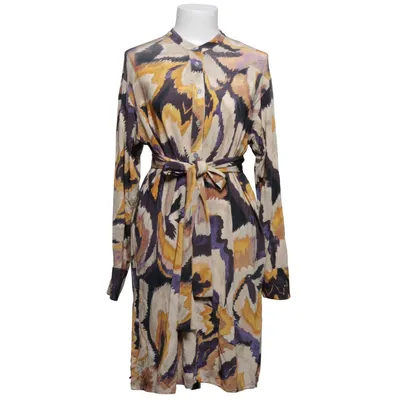 Robe chemise (Beige, Multicolore) de Alpha Studio Élasthane, Viscose